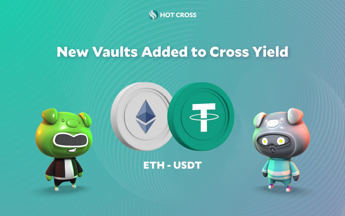 🚜 New Vaults Added To Cross Yield 👩‍🌾 $ETH - $USDT 4.08% APY 🌐 @ethereum is an open-source platform to write computer code that stores and automates databases using smart contracts, solving trust with cryptographic techniques. ⚡️ Dive in! 📍 hotcross.link/YIELD