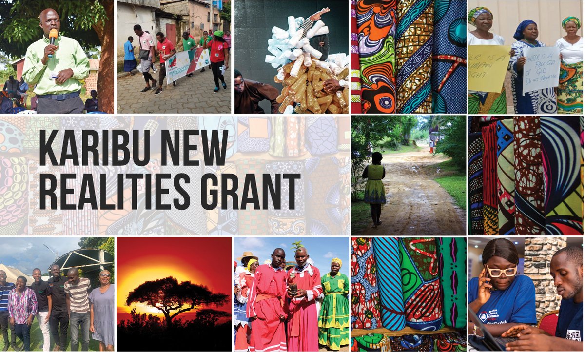 The “Karibu New Realities Grant” – an African-led grantmaking pilot project within the Karibu Foundation – is now accepting concept notes for ongoing or emerging initiatives in Sub-Saharan Africa. Apply for 'Karibu New Realities Grant' here: ow.ly/fi5W50P01ly