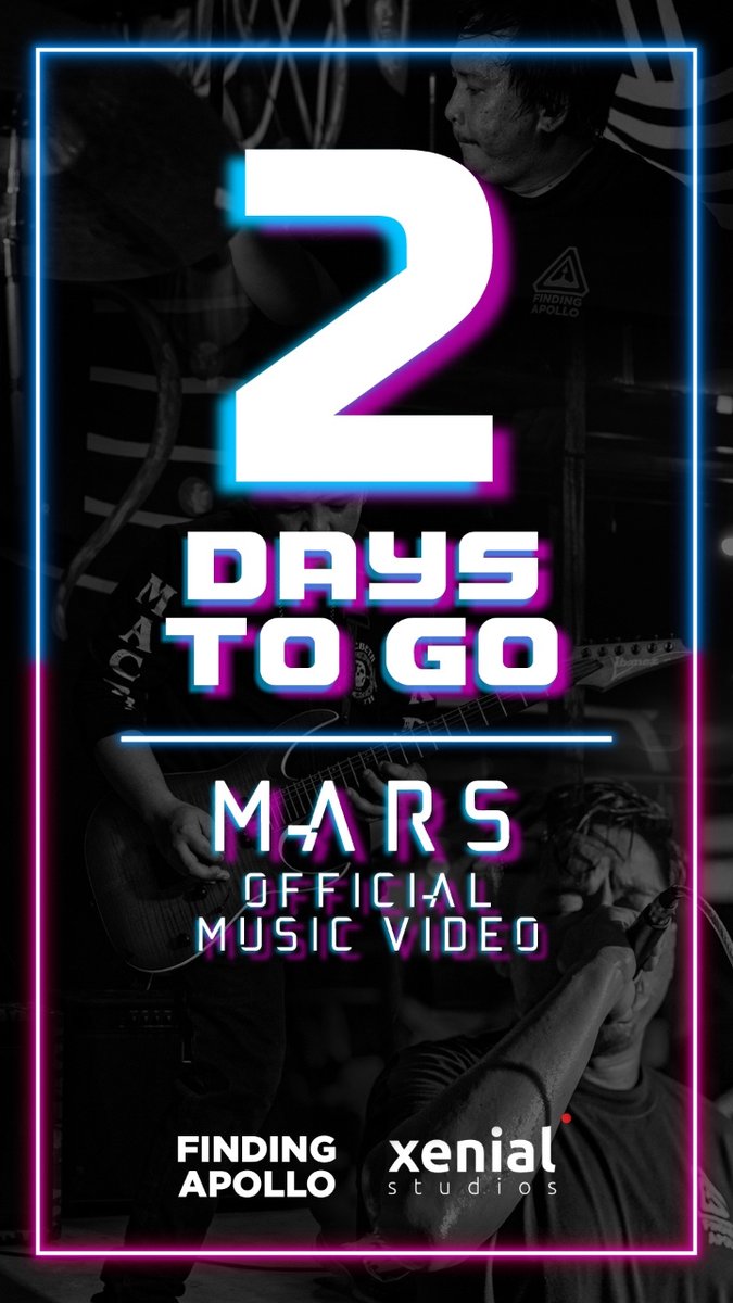 findingapolloph's tweet photo. Two days left til we drop our newest music video! 🚀

Are you stoked? Stay tuned for the release! ✨

#findingapolloph #findingapollomusic https://t.co/G3xS158vcZ