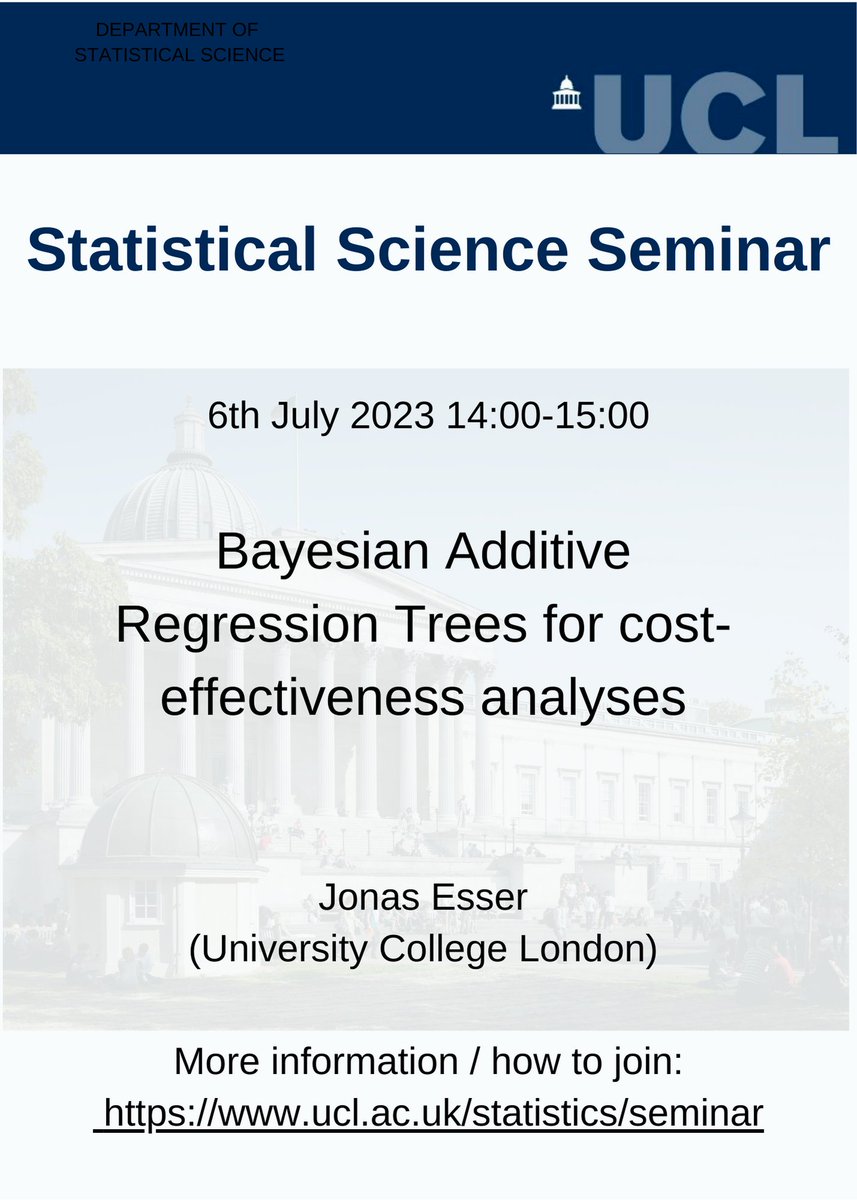 The Departmental seminar next week will be given by Jonas Esser (University College London).    

Place: Lecture Theatre 115, 1-19 Torrington Place 

Link to join online: contact Dr. Emma Simpson (emma.simpson@ucl.ac.uk)