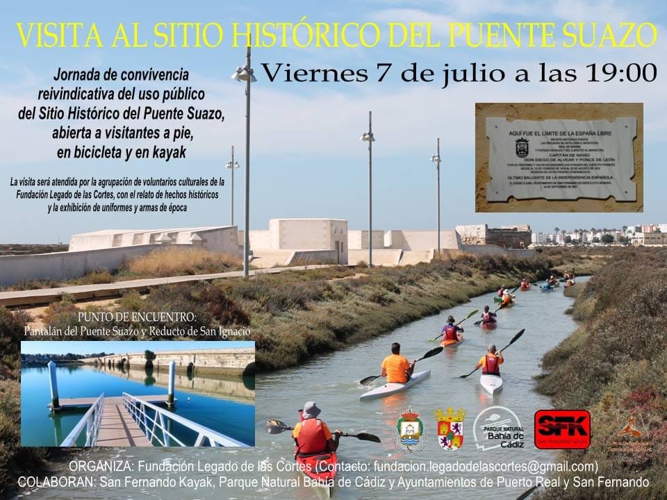 PAdGUE's tweet photo. La Jornada cuenta con la colaboración de San Fernando Kayak, Parque Natural Bahía de Cádiz y los Ayuntamientos de Puerto Real y San Fernando. Una magnífica iniciativa. Nosotros hacemos nuestra aportación con la web sobre el campo de batalla de Cádiz-Chiclana.

¡Os esperamos! https://t.co/1tiimTydy9