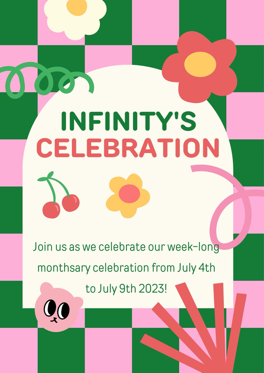 INFYTWTS's tweet photo. ☆⋆｡𖦹°‧★ INFINITY'S week-long monthsary celebration is from July 4th to July 9th of 2023. see you there, infinity members ‧₊˚ ☁️⋅♡𓂃 ࣪ ִֶָ☾. https://t.co/nnzGZ9f9l0