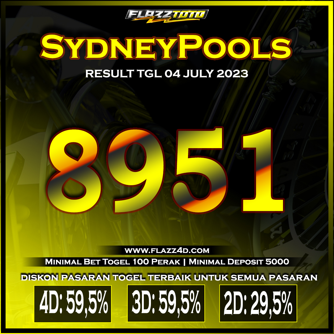 Jnbet_online's tweet photo. RESULT TOGEL 4 JULI 2023
SYDNEYPOOLS ( 8951 )
Google : Flazztoto
#flazztoto #prediksitogel #resulttogel #togelonline #sidneypools #hongkongpools #singaporepools #agenterpercaya
#angkamain #angkatogel #situsterbaik2023 #totomacau https://t.co/TfQmEnJpGq