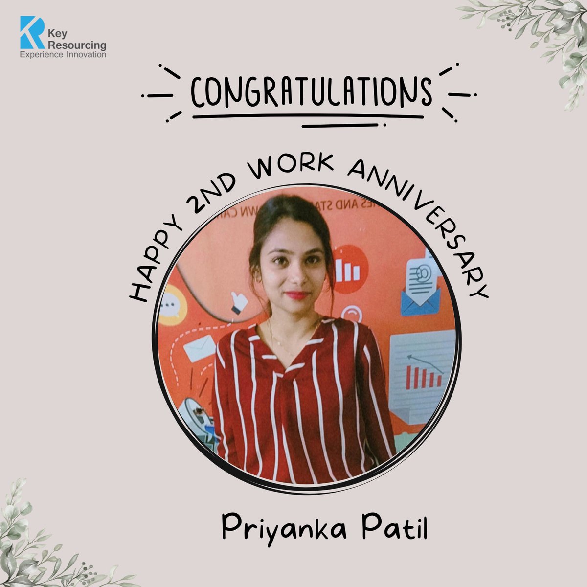 keyresourcing's tweet photo. Congratulations, on completing another successful year with us Priyanka! We thank you for your contributions to our success. Wishing you a very Happy 2nd Work Anniversary!

#workanniversary #employeeappreciation #RPO #talentsourcing #HR #LifeatKR #keyresourcing https://t.co/CduSVeyXXt