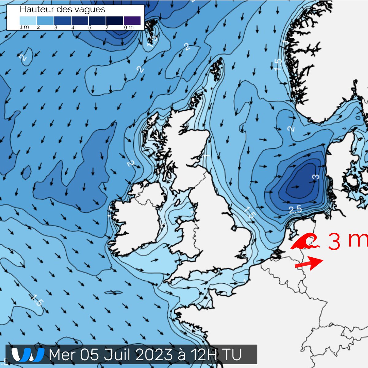 Yann_amice's tweet photo. 🌬️💨 Attention ! La petite dépression bien innofensive en Bretagne ce matin va se creuser en direction des  Pays-Bas - Hollande, mercredi  après-midi, les rafales pourront atteindre 130 à 140 km/h. 💨🌊 🏕️ !  #Tempête  #VentsViolents #Orkan 
▶️ https://t.co/h5xTmXws3u
@weathernco https://t.co/MoA5Qi94r7