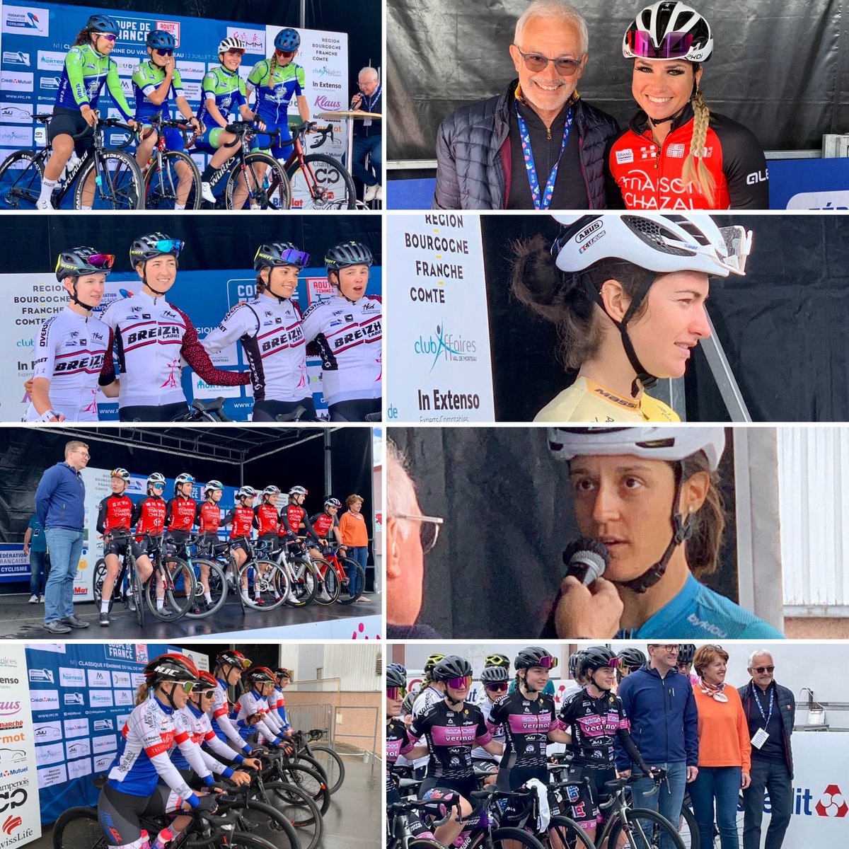 Classique Féminine du Val de Morteau, 5ème manche de la Coupe de France 🇫🇷 <a href="/FFCyclisme/">FFC</a> <a href="/VCMMcyclisme/">VCMorteauMontbenoit</a> <a href="/BFCffCyclisme/">Bourgogne-Franche-Comté Cyclisme</a> : le départ