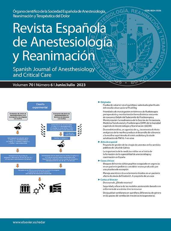 Hoy es un gran día para la Anestesiología Española. Después de muchos años de andadura y duro trabajo de todos, por fin nos han concedido el FI con 1,3 por primera vez. 
Ahora a mejorarlo cada año y a estar orgullosos de nuestra especialidad y de <a href="/_REDAR_/">Revista Española de Anestesiología y Reanimación</a> .
¡Gracias a todos!