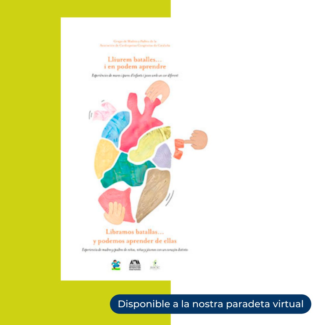 Coravant's tweet photo. Avui, Dia Mundial de l'#Ebook és un bon moment per aconseguir el llibre digital 'Lliurem batalles... i en podem aprendre', on pares i mares de l'Espai virtual de l'#AACIC expliquen vivències i experiències de tenir una filla o fill amb #cardiopatia➡️https://t.co/sZZHGYRPFi https://t.co/64hT4rsgGY