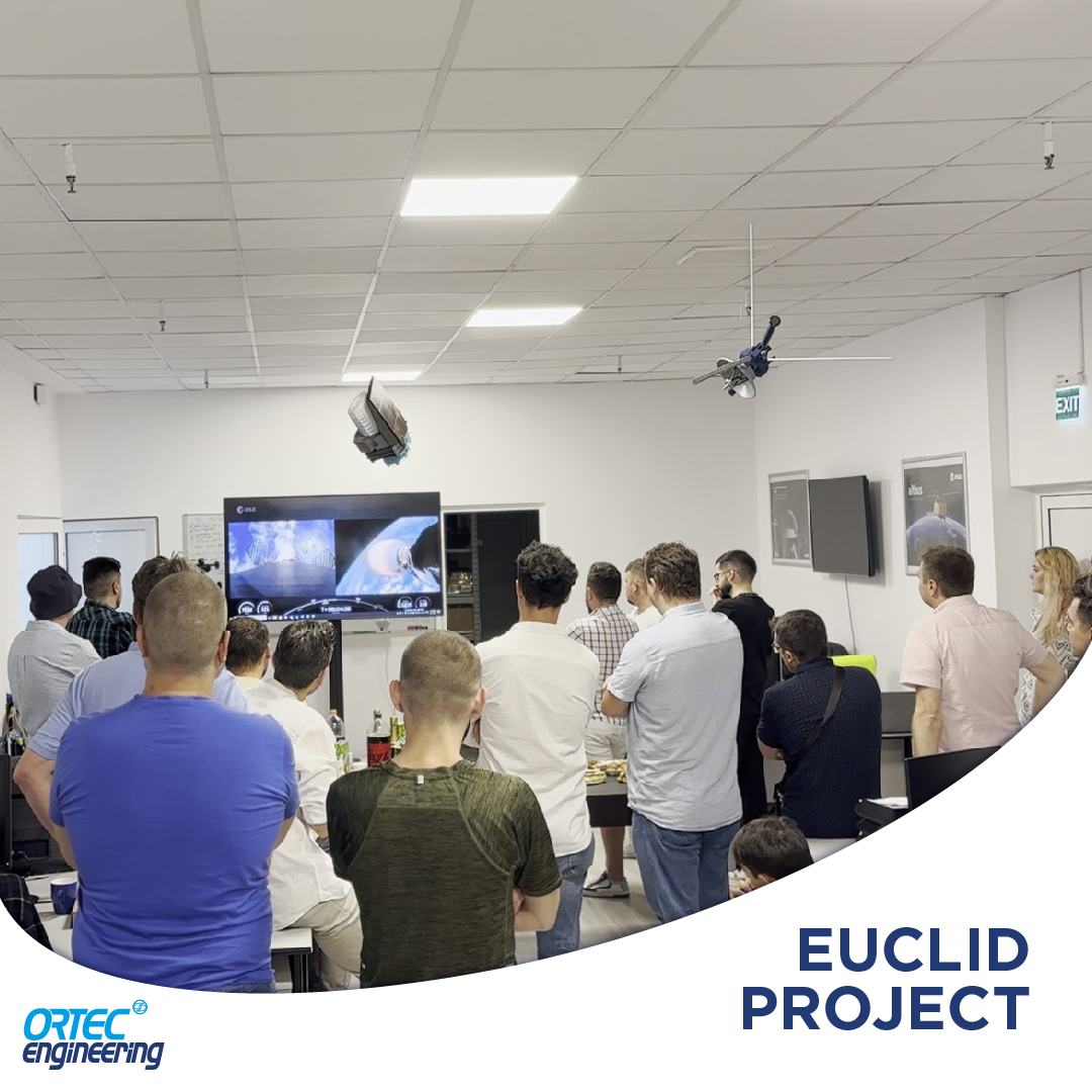 OrtecGroup's tweet photo. Au lendemain du lancement, depuis le Centre Spatial Kennedy, du télescope spatial #Euclid à bord de la fusée Falcon 9 de @SpaceX, un véritable sentiment d’appartenance et de fierté s’est emparé des équipes de #Sonovision Roumanie.
Sur Terre ou dans l’espace… #FiersdetreOrtec ! https://t.co/dtjOPsF8K0