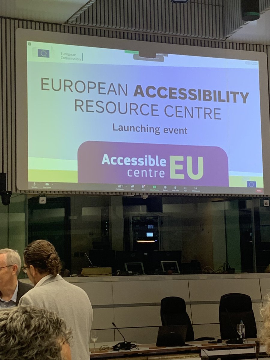The launch event of the new #AccessibleEU resource centre is about to start. We are looking forward to learn more about this initiative, announced in the EU #DisabilityRights Strategy