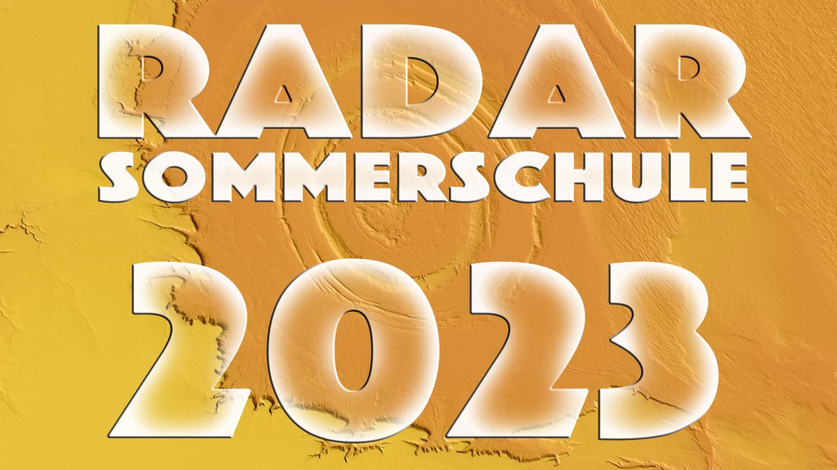 Es gibt noch freie Plätze, jetzt bewerben:

Unter dem Motto “Exploring SAR data” präsentiert die <a href="/UniJena/">Universität Jena</a> in Kooperation mit dem <a href="/DLR_de/">DLR_de</a> die  XI. SAR-EDU Summer School für angewandte Radarfernerkundung.  

learn.eo-college.org 

Wann? 11.–15.09.'23 
Kostenlos 
Sprache? Deutsch