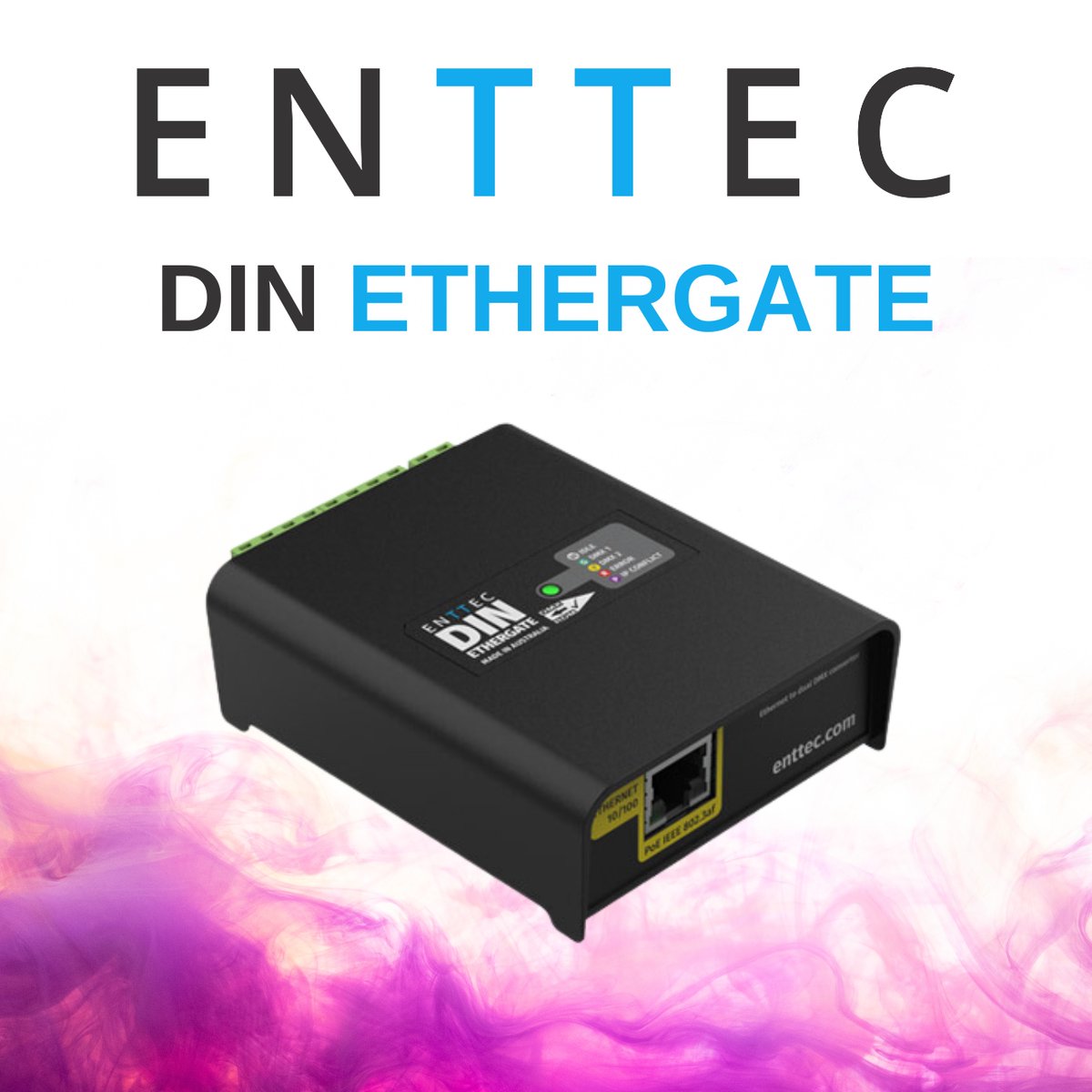 Mediam_Poland's tweet photo. #Enttec #Din #Ethergate jest urządzeniem zaprojektowanym do konwersji sygnałów #DMX z protokołu Ethernet na fizyczne złącza DIN. Jest to idealne rozwiązanie dla profesjonalnych instalacji oświetleniowych, które wymagają przesyłania sygnałów DMX na większe odległości. https://t.co/9BAQ7gEhPl