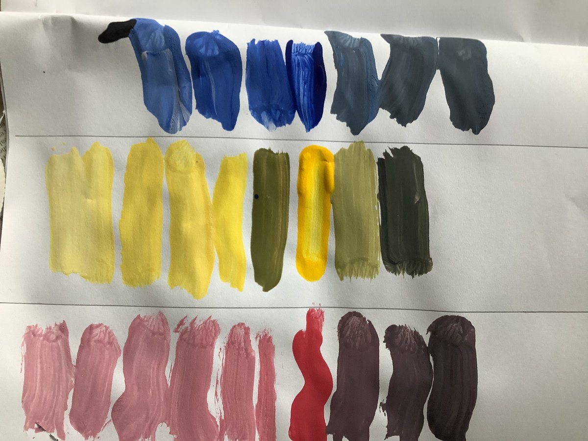 MBinns_StAnnes's tweet photo. What a fantastic start to art week by the Busy Bees! We have been looking at the work of Piet Mondrian and been completely inspired to become artists. The children have begun by learning how to create different shades of primary colours. #weareartists @StAnnes_EHS https://t.co/4b2g9zqUJZ