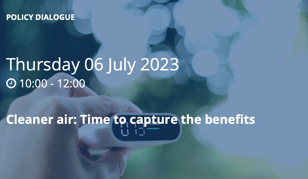 epc_eu's tweet photo. 🌱| HYBRID EVENT

🗓️06/07  🕚10:00 - 12:00

Join the final event of the @epc_eu &amp; @CleanAirFund project 'Cleaner air: Time to capture the benefits'.

👥With @AnneHEAL3, @sipka_stefan, Gillian Holmes, @veromanfrve &amp; Melanie Fessler.

✍️ Sign up: 
https://t.co/xAp5Z8V8bb https://t.co/eiJAPwjJwi