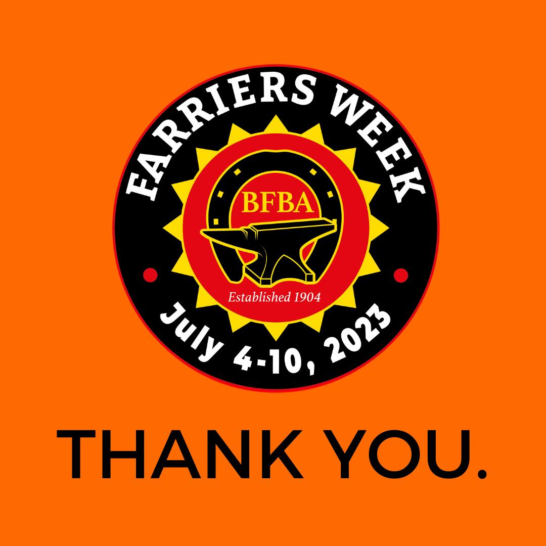 nafuk's tweet photo. In conjunction with the British Farriers and Blacksmiths Association, we are delighted to be celebrating #FarriersWeek! This week gives us the chance to acknowledge the contribution that farriers make to our horses and say "Thank You". Keep an eye on our page throughout the week. https://t.co/g4tFLMK3nc