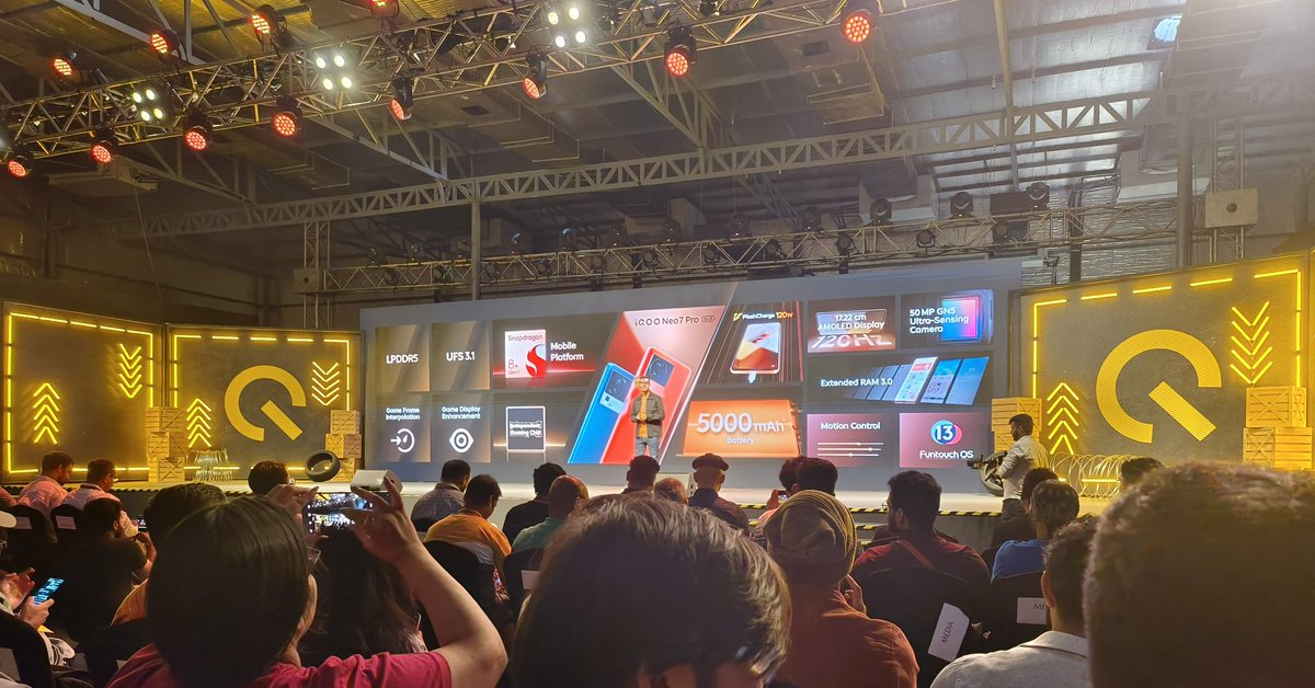 Techysomz's tweet photo. Yes All Set ✅ #IQOOneo7pro #5g 
@IqooInd @shubhamRya @rohanatal28 https://t.co/z6HydFrRZj