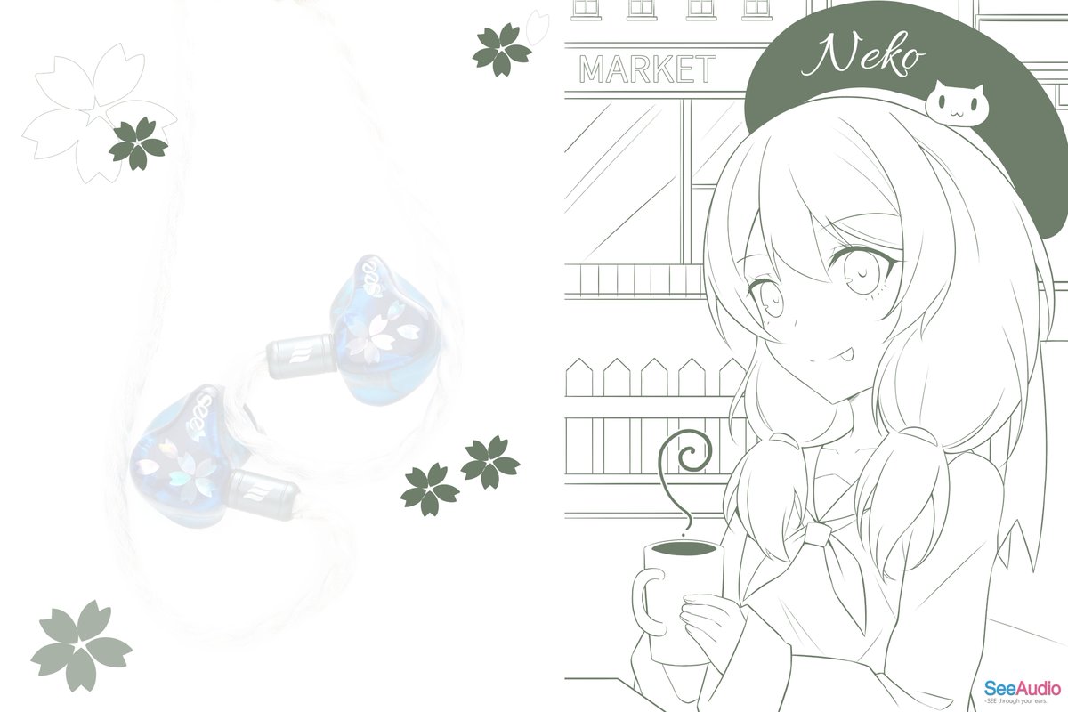 SeeAudio_Y's tweet photo. (*´∀｀)『Neko』 : wearing a charming maid costume, a pair of charming cat ears, and a lightly wagging tail. 🌸

Her presence has injected new vigor and adventure into the SeeAudio family.🌸

Embark on this challenging and musical journey with NEKO, experience her duel with RINKO, and feel her passion for victory and music!🌸

#Seeaudio #RINKO #Neko #audio #latest #upcoming #earphones #listen #lifestyle #hifi