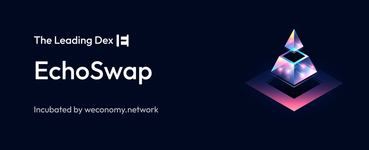 BraineeGa's tweet photo. Discover groundbreaking trading on @echo_swap! 

-Up to 65% weekly emissions for LP providers.
-Exclusive rewards for veECHO holders
-Instant trx/low fees.
-Zero-slippage trading
-Participate in weekly governance

Join Echoswap  https://t.co/HcXt94u95a

#Echoswap #DeFi https://t.co/ZsMxNutpZy