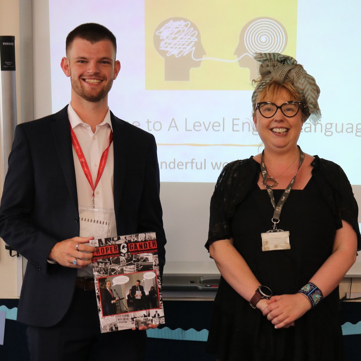 KennetSchool's tweet photo. Esteemed alumnus Sam Creed came to speak to our Rising Year 12 English Language students about his pathway into journalism since graduating from the @uochester. Sam starts his internship at @TheSun newspaper today. From Kennet School to The Sun and beyond! #GoodLuck https://t.co/pWjP0qpUkN