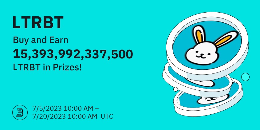 BitMartExchange's tweet photo. 🔥To reward the community support for @LTRBTtwt
💰We are giving away 15,393,992,337,500 $LTRBT in our Buy and Earn event!
🔍Detail: https://t.co/BtJnYcQPrK
💎Buy Now: https://t.co/4hwniZayQ4
#BitMart #LTRBT
