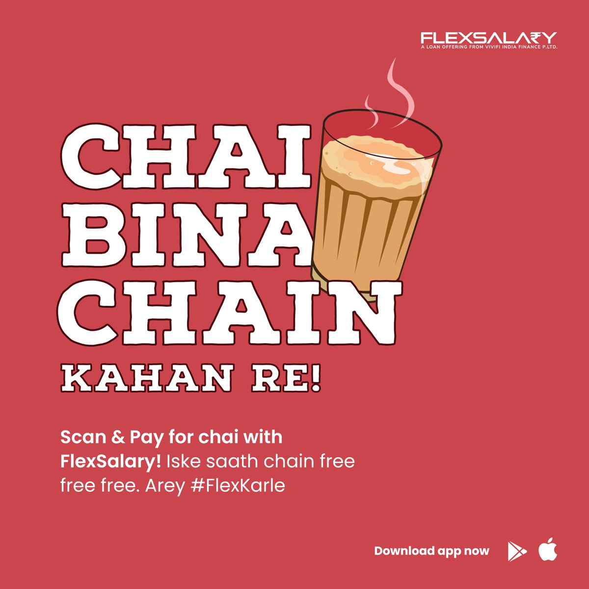 FlexsalaryIndia's tweet photo. Scan, Pay and Sip!!
Install #FlexSalary now and savor every sip of your #chai without worrying about cash.

https://t.co/Q81RUVyAss

#chaiaddict #chaiaddicted☕️ #chaitea #chain #chailove #chailatte #streetchai #scanandpay
 #foodblogg #foodbloggerindia  #streetfood https://t.co/SxWNguMN6g