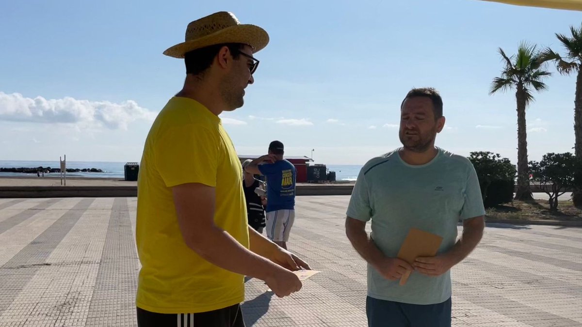 👍🏻¡Gran éxito de acogida en Oliva de la campaña “Reciclar para ConserMar”!
🏖️⛵️Durante  la mañana del sábado el equipo de ConserMar atendió a los ciudadanos que se acercaron a su stand en la playa de Oliva.
Te contamos más sobre #ConserMar en Oliva aquí⬇️
reciclarparaconsermar.es/valencia/oliva…
