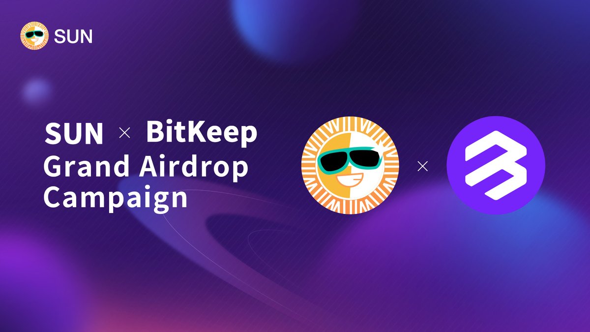 OfficialSUNio's tweet photo. SUN ✖️ @BitKeepOS Grand Airdrop Campaign is in full swing🔥🔥
1) Achieve social tasks to earn OAT on #Galxe, win the chance to share a $1,000 #USDD prize pool
2) Hold the #TRC20 token in #BitKeepWallet, and get the chance to receive 5-100 $GASU Airdrop
✅Event requirements & details: https://t.co/gSOOKiF69r
Duration: 7pm, Jul 3rd – 7pm, Jul 10th (SGT)
Awaiting for you❣️