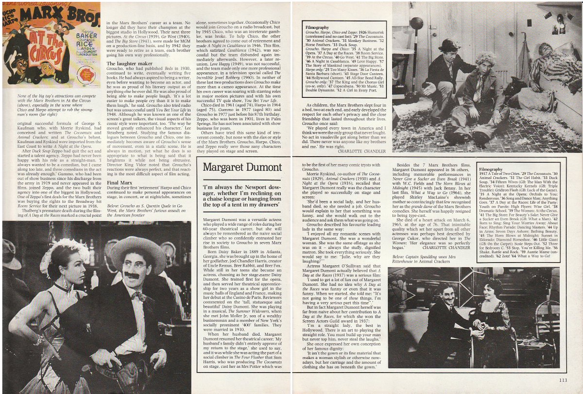 MARX BROTHERS | 1 x 5 Page Magazine Clipping | 1980 | #TheMarxBrothers  #GrouchoMarx #ChicoMarx #HarpoMarx #ZeppoMarx 

ebay.com.au/itm/3257187670…