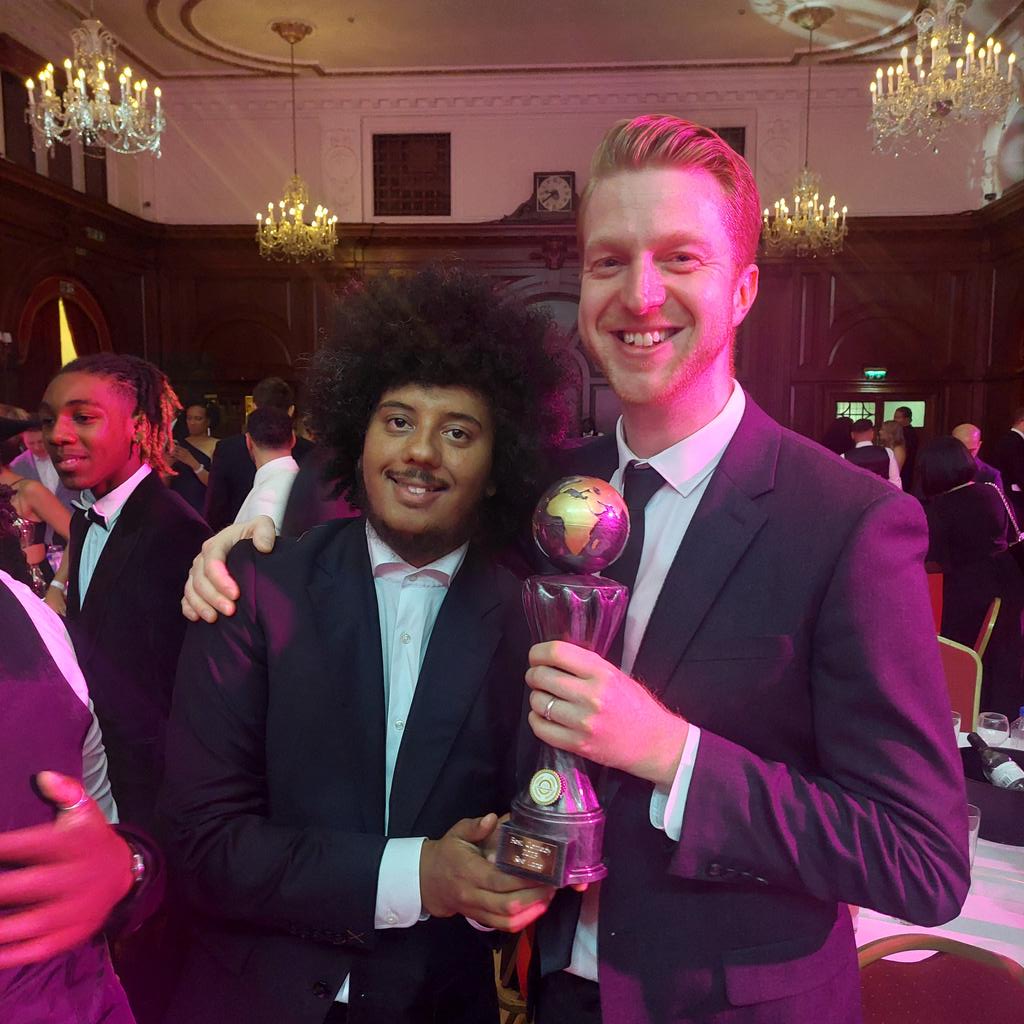 Huge congrats to <a href="/NathanBryon/">Nathan Bryon</a>, <a href="/tommelia/">Tom</a> &amp; the #RyeLane team for winning Best Comedy Film at the National Film Awards last night. Woop woop!