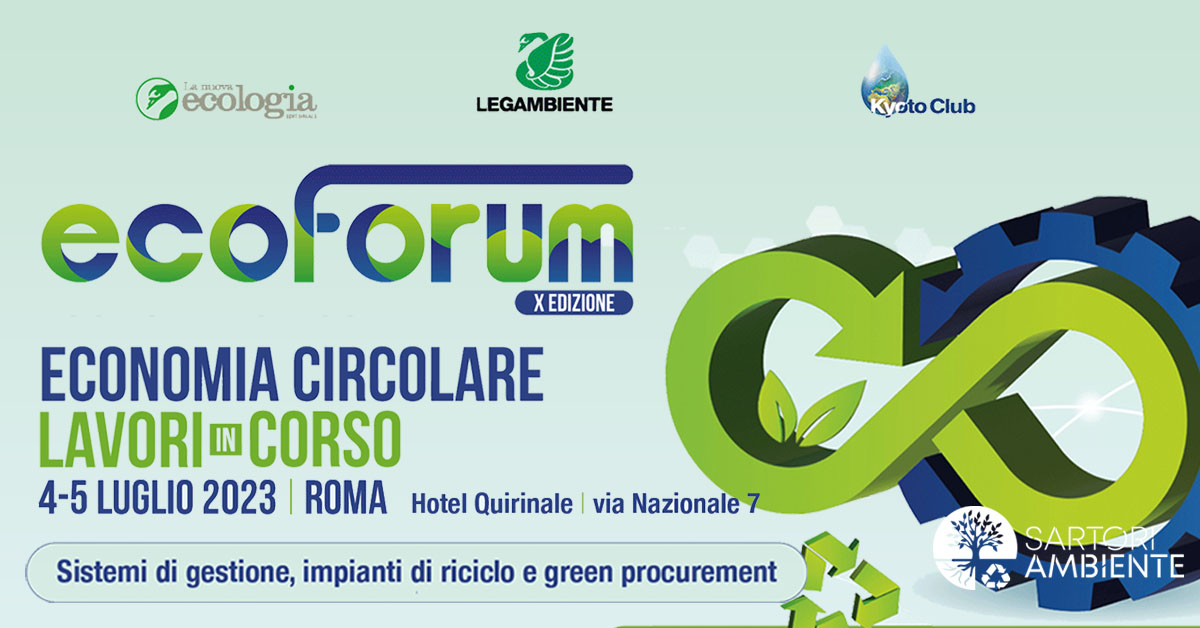 X edizione <a href="/EcoForumLegamb/">EcoForum</a> 
Luca Torresan – Sales Director di Sartori Ambiente – parteciperà come relatore alla tavola rotonda “Il piano nazionale gestione rifiuti e PNRR: stato di avanzamento dei progetti, ostacoli e prospettive”.
In diretta su: eco-forum.it