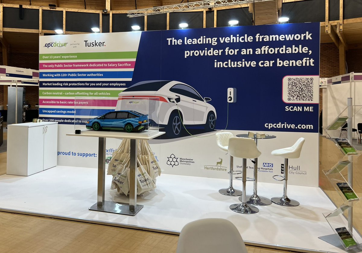 Good morning all, we are all at #LGAConf23 stand set up and looking forward to chatting with you all. Call by and guess how many Lego bricks and we can tell you all about #cpcdrive