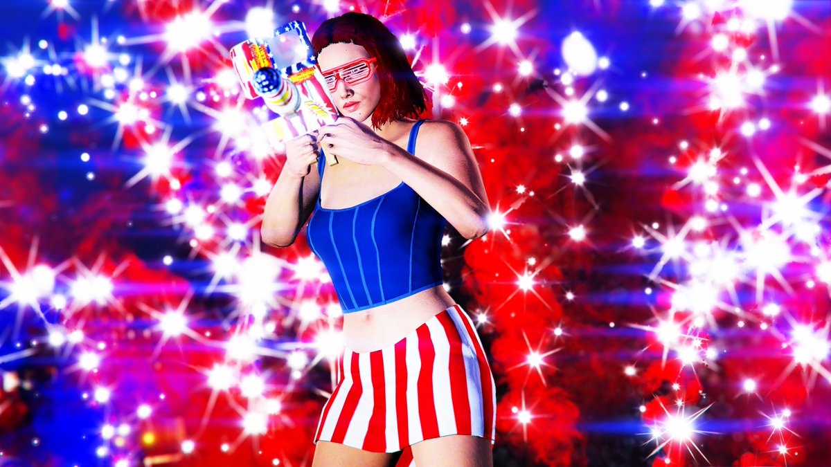 NemesisNat's tweet photo. Happy Independence Day 🇺🇸
@RockstarGames
#TheMagnificentTeam 
#July4th #IndependenceDay 
#RockstarEditor #GTAOnline https://t.co/vazW1KCY3R