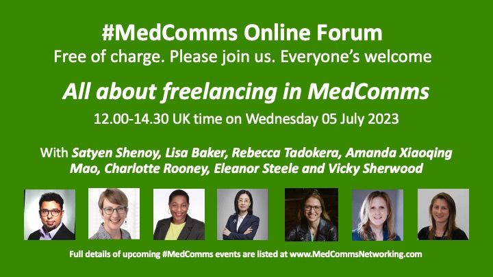 Official_EMWA's tweet photo. Free #MedComms webinar for #freelancers tomorrow.
Includes Satyen Shenoy
@DescribeSWC with the results of the @Official_EMWA Freelance Medical Writers Business Survey 2023
https://t.co/iSDRHWzkSE
@networkpharma https://t.co/HxGA1d0W6A