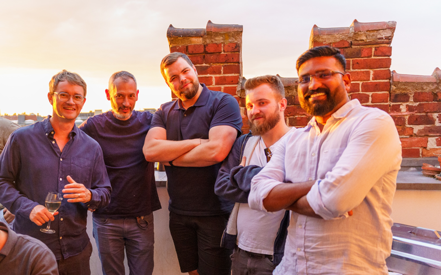 M2dot's tweet photo. In June 2023, all #M2 employees came together to #celebrate and toast past successes in a relaxed atmosphere.  Here you can read our review of a memorable evening above the rooftops of #Berlin: 😎 

https://t.co/BxYvg05qy3 https://t.co/J1jVzl9CJb