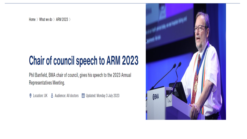 Why docs are striking?

BMA Chair #ARM2023

'we are on a precipice. To lose these battles is to accept-exodus of drs 
-to allow managed decline of our once great health service 
-to reconcile ourselves to year-upon-year of pay erosion'

its not only about pay but also TO SAVE NHS