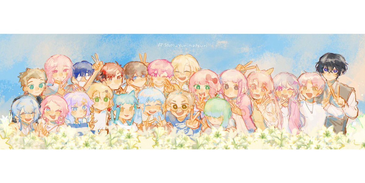 Saruichi_SNM's tweet photo. #SNM_yurimatsuri
(มาลงย้อนหลังค่ะ เด็ก ๆ ถ่ายรูปรวมกัน ✨✨✨✨) https://t.co/1h2UxNrPkh