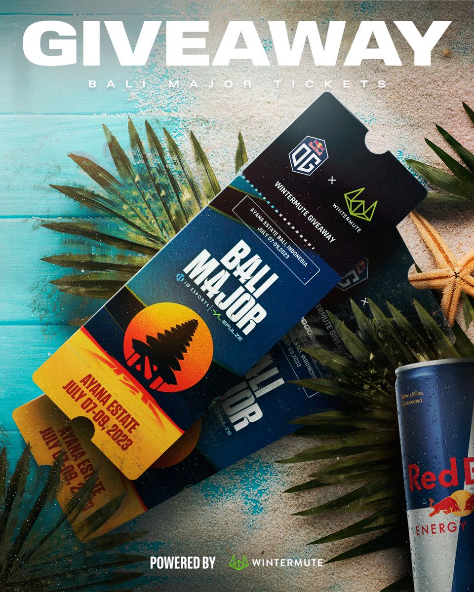 LAST MINUTE ticket giveaway! 

<a href="/wintermute_t/">Wintermute</a> gives you one last chance to attend the LAST Major of the season (unlike us 💀).

To enter:
• Follow OG &amp; Wintermute
• Like and RT
• Tell us below what your favorite moment of the season was

GLHF! 🍹
