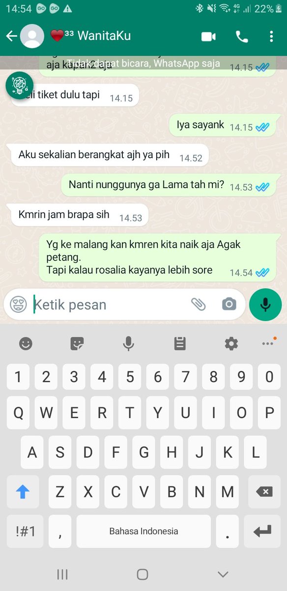 Nah hari dimna GF datang, berarti besok.
Itu artinya dia udah siap atas konsekuensinya karena ketauan chat ama mantanya.
"SELINGKUH LHA DI DEPANKU, TAK PERLU NANGGUNG²". WOY PATNER MANA YG REDY??