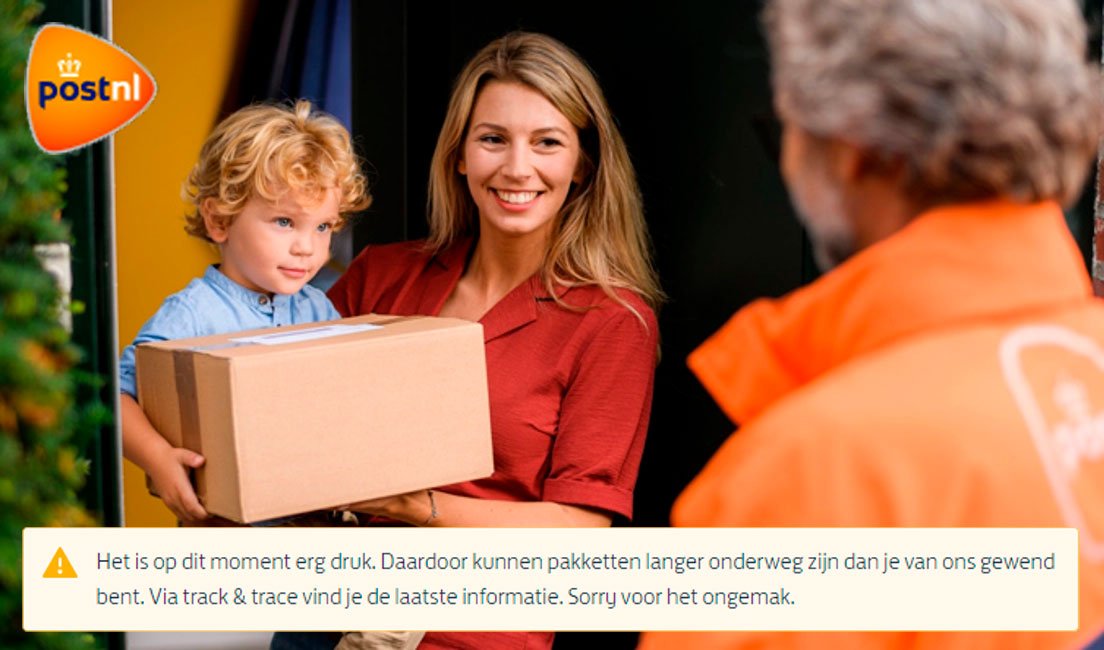 Het gaat deze week al iets beter....  ... maar het is nog steeds erg druk bij PostNL.

Bestel op tijd - dan is er nooit "pakketstress"