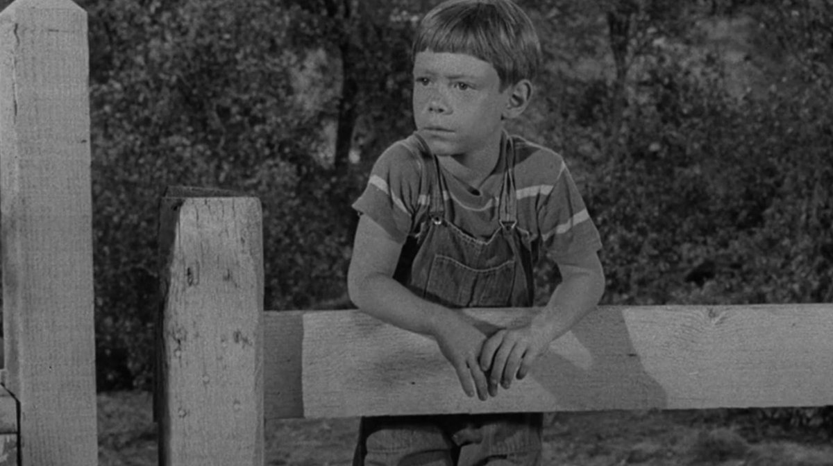 Ending with a good one. No one wants this kid around, but don't let him find out or you'll go into the cornfield.
#ItsAGoodLife #TwilightZone #TwilightZoneMarathon #Zoners #RodWhiteandBlue