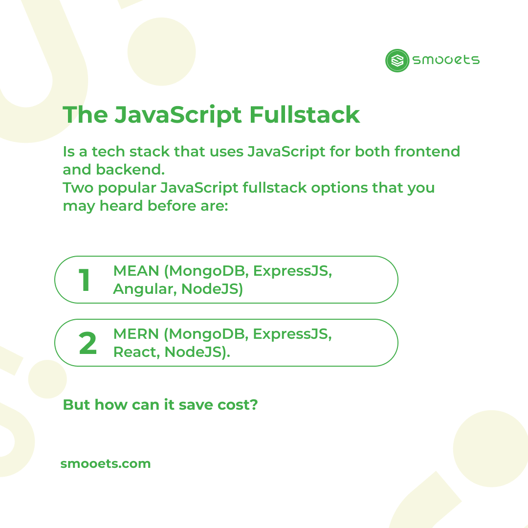 SMOOETS's tweet photo. We've talked a lot about JavaScript, but do you know how it can save costs in many software development projects?⁣
⁣
Here's why 👉👉⁣
⁣
---⁣
#smooets⁣
#programmer⁣
#outsourcing⁣
#itoutsourcing⁣
#javascript⁣
#javascriptdeveloper⁣
#programmerlife #softwaredevelopment https://t.co/9plITYbnkf