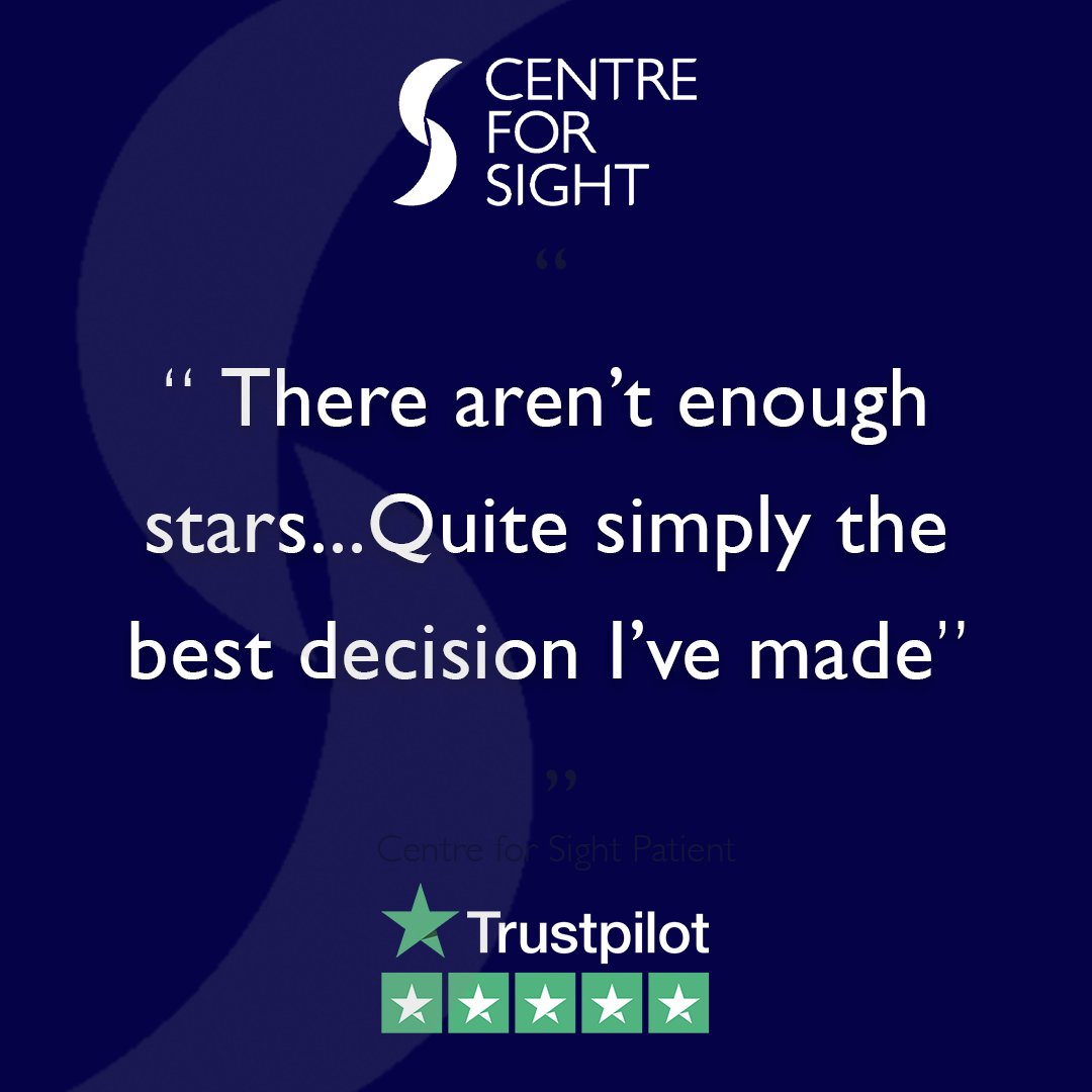 A fantastic review from a fellow Optometrist. Thank you for trusting us!  

⭐️⭐️⭐️⭐️⭐️

#eyesurgery #trustpilot #lasik #eyehealth #contactlenses #lensreplacement #cfs #centreforsight #correctiveeyesurgery  #cataract #lasereyesurgery #visioncorrection