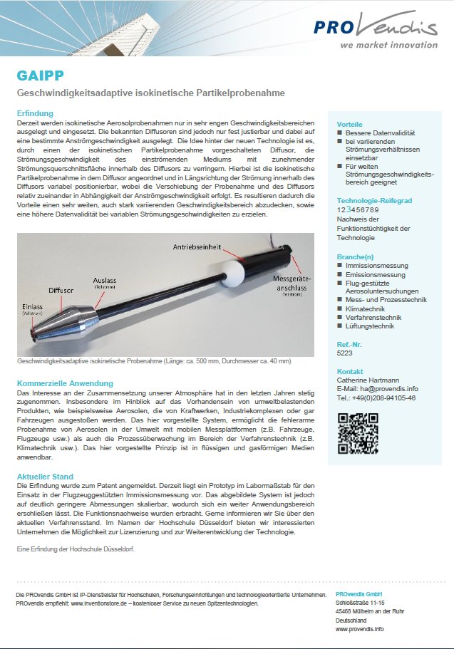 @ruhrunibochum @radiermann #Erfindung @hsduesseldorf ermöglicht fehlerarme Probenahme mit mobilen Messplattformen wie #Flugzeug, z. B. zur Messung von #Aerosolen in #Atmosphäre.💨 #Technologieangebot zu #GAIPP: buff.ly/3KD5fSB #TechTuesday @TspBackgorundEK 3/4