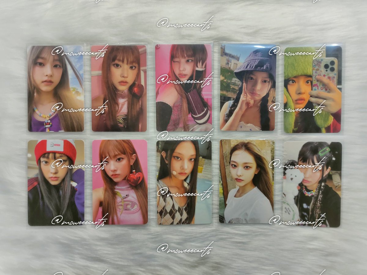 moweeecarts's tweet photo. ic wts lfb 

🔖 #moweeesells

70% sure

twice, newjeans, nmixx photocards

— must take all pc (per group) to push through https://t.co/SrV4YVQcON