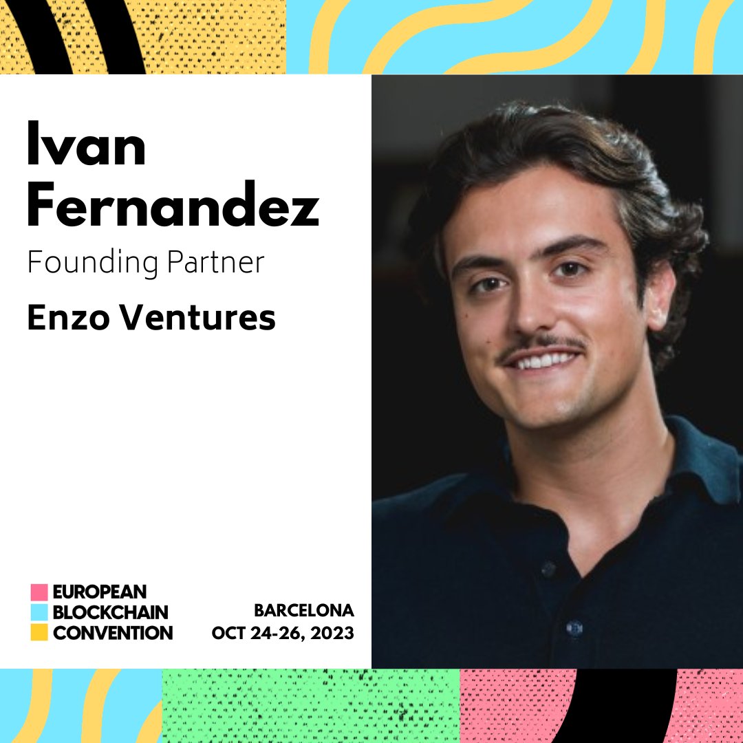 EBlockchainCon's tweet photo. Attention all blockchain enthusiasts! 🚨
We're thrilled to reveal that Ivan Fernandez Lucas will be a moderator at the 9th @EBlockchainCon! 🎉

Highlighted by Forbes 30 under 30 list in 2022, Ivan founded @EnzoVentures, VC firm based in Spain 🇪🇸

Welcome to EBC, Iván! 🚀🌕 https://t.co/nRm3yRhOBG