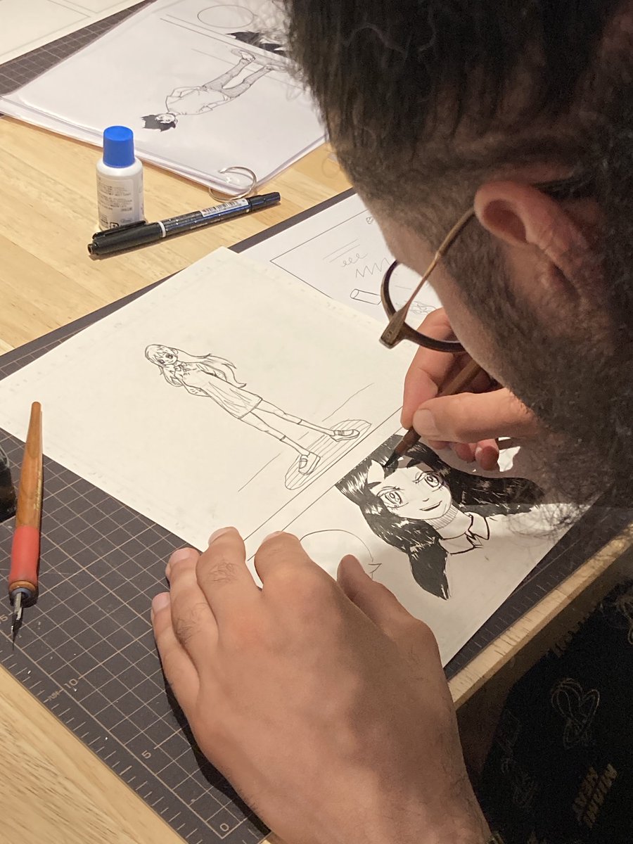 mangaworkshop72's tweet photo. 先週は久しぶりのマンガワークショップでした!
色々な国からご参加頂き有難うございます!
皆さんものすごい集中力で1Pマンガを描いていらっしゃいました♪楽しんで頂けていると嬉しいです✨
"マンガを描く"という事がもっと世界に広まりますように! #ManRevo #マンレボ #&HOSTEL #Akihabara https://t.co/NgTfABZvnJ