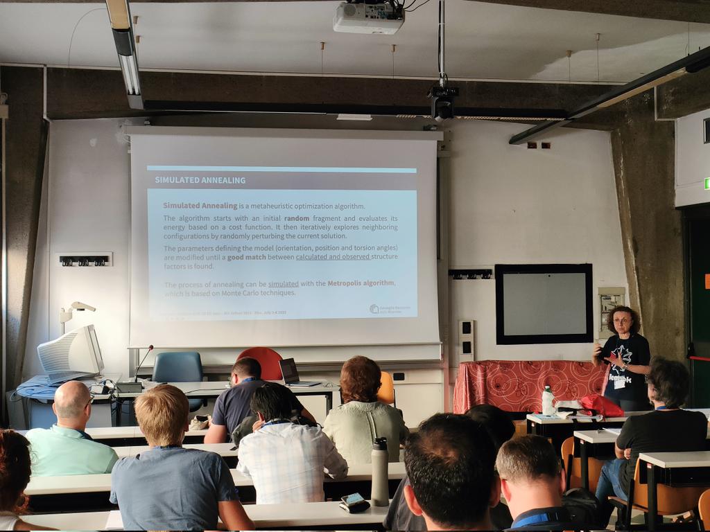 PaoloPMazzeo's tweet image. Ready to start the second day of the #AICS23 with Benedetta Carrozzini @IC_CNR
#Sir2019
#Structuresolution
#3DED
.
.
.
@CNRsocial_ @AICryst @GCI_AIC