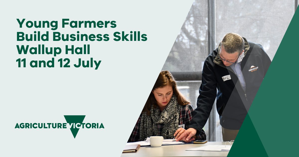 Young #Farmers sign up today for a free 2-day business bootcamp at the #Wallup Hall in @Yarriambiack  Register at tinyurl.com/bdd67j3b or contact Adam on 0447 525 457 #AgTwitter #Dimboola #Warracknabeal #Wimmera #Mallee #FutureDroughtFund #AgChat #AussieFarmers <a href="/wimmeracma/">Wimmera CMA</a>
