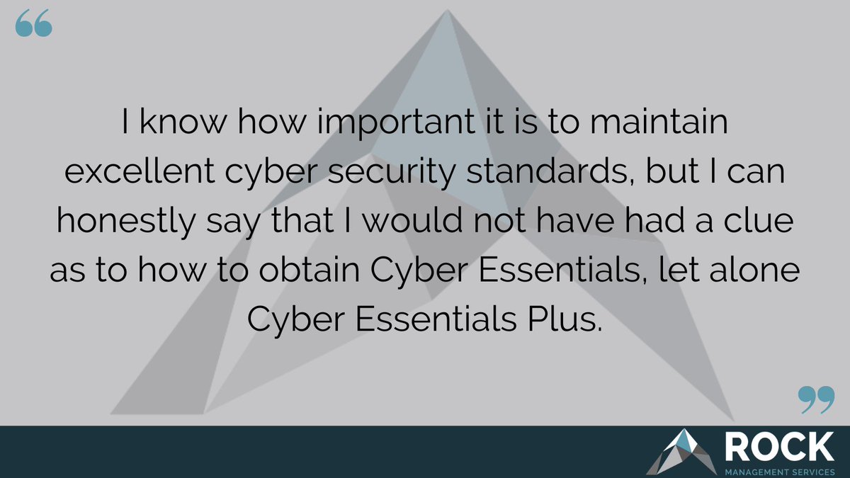 RockMSltd's tweet image. We have already helped 3 firms complete and achieve their Cyber Essentials accreditation. Hind Ibrahim, Partner at IM Solicitors said the following.

#CyberEssentials #CyberEssentialsCertification #Compliance #CompliantWebsite

2/4