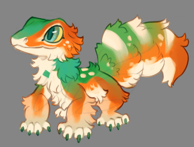Hootaloo's tweet photo. this is tang,
a fluffy gecko
and they're looking for a new home c:

looking for 💲3⃣5⃣ for this cutie
comment or dm to claim https://t.co/isZcusPbFR